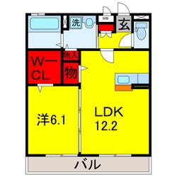 ちはら台駅 徒歩9分 1階の物件間取画像